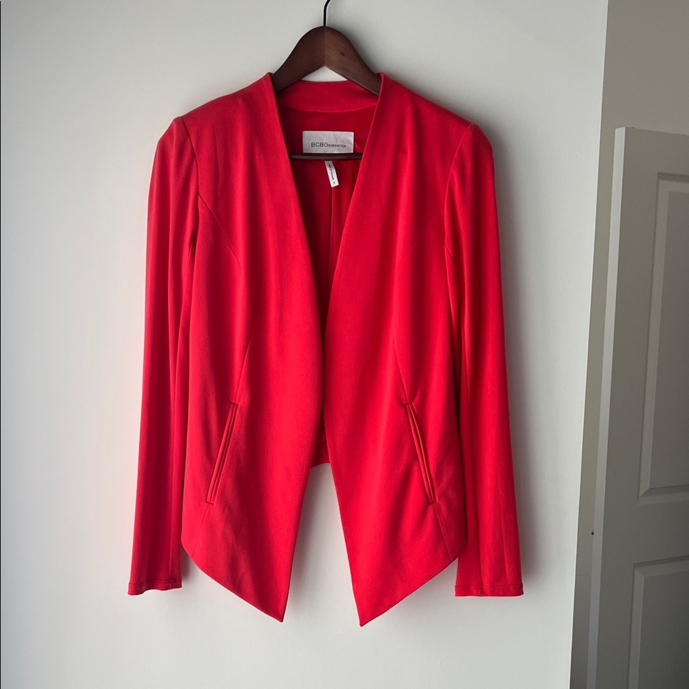 Bcbgeneration Vibrant Red Blazer - image 1